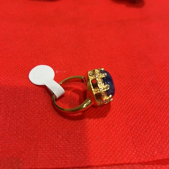 Just in- statement ring with lapis - Picture 2 of 6